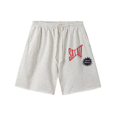Saint Michael Angular Font Graphic Logo Sweat Shorts