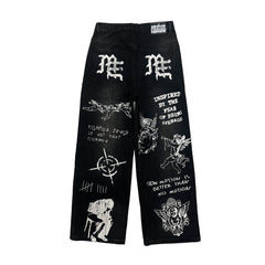 Mixed Emotions Black “Canvas” Denim