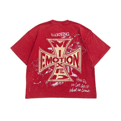 Mixed Emotions Red “Crimson” Tee