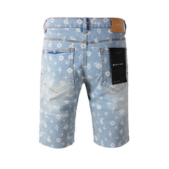 Purple Jeans High Street Blue Jean Shorts 5089 with Modern Style and Unique Design