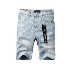 Purple Jeans High Street Blue Jean Shorts 5089 with Modern Style and Unique Design