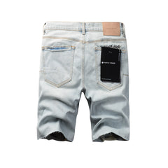 Purple Blue Jean Shorts 5065 with a Classic and Versatile Design for Any Summer Wardrobe