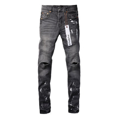 Purple High-End Quality Jeans Mens Jeans Designer Jeans Mens Black Pants Retro Street Casual Sweatpants Jogging 9039