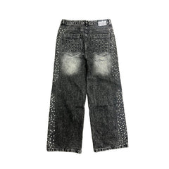 Mixed Emotions Grey ‘Stone’ Baggy Jeans