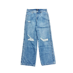 Mixed Emotions Blue ‘Stone’ Baggy Jeans