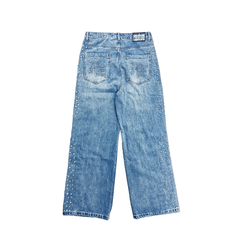 Mixed Emotions Blue ‘Stone’ Baggy Jeans