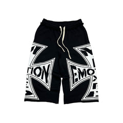 Mixed Emotions　Black “Classic” 3/4 Shorts