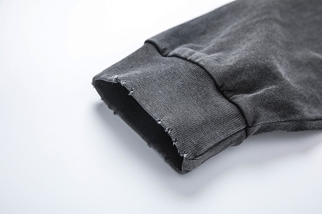 Saint Michael Minimalist Block Logo Long Sleeve Sweatshirt