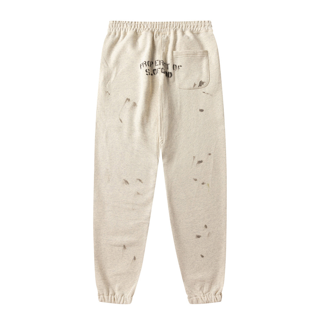 Saint Michael ST334 Grid Panel Graphic Sweatpants