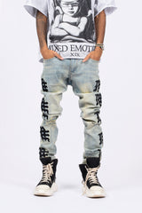 Mixed Emotions　‘Desert’ Monogram Denim