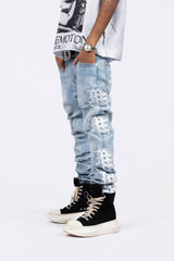 Mixed Emotions　‘Sea’ Monogram Denim