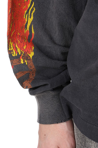 Saint Michael Live In Hell Graphic Vintage Sweatshirt