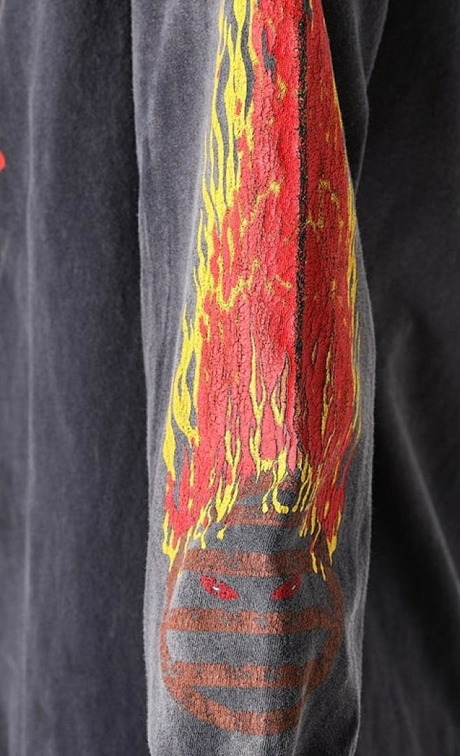Saint Michael Live In Hell Graphic Vintage Sweatshirt