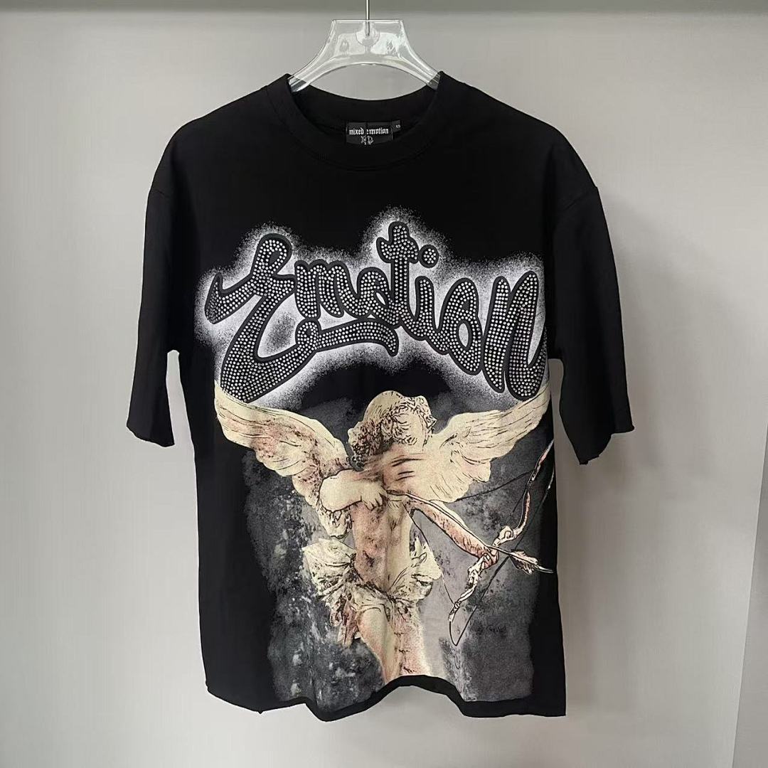 Mixed Emotion Graphic Character Tee