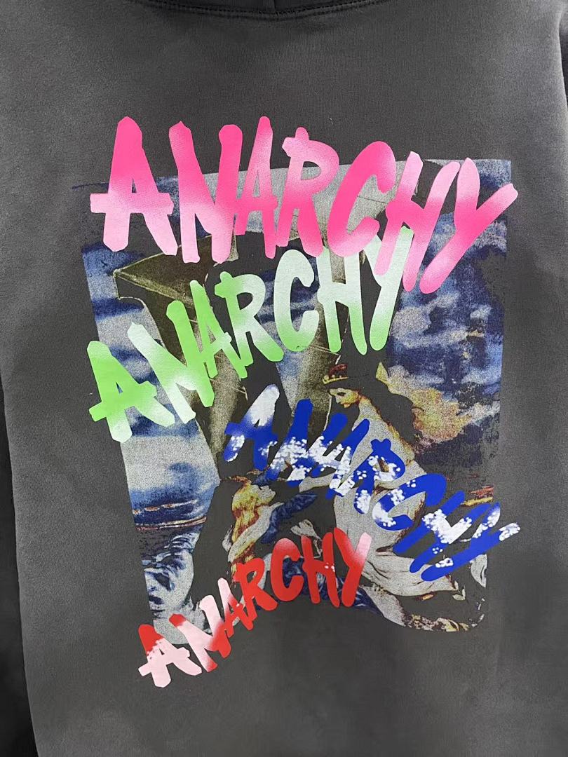 Saint Michael ST1041 Anarchy Graphic Hoodie
