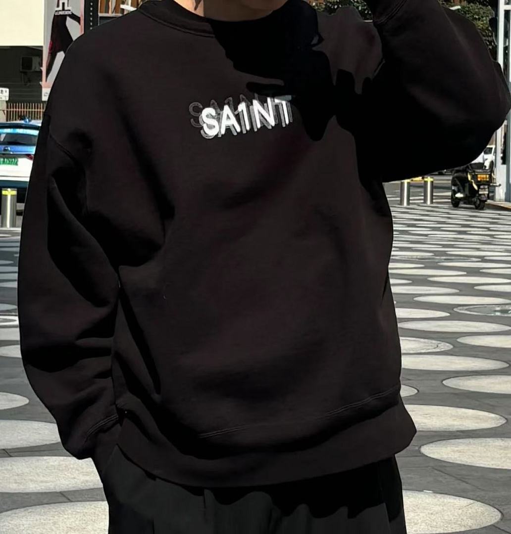 Saint Michael ST1029 Minimal Chest Logo Sweatshirt
