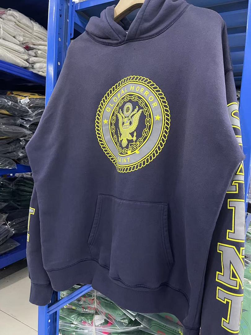 Saint Michael ST1032 Crest Graphic Hoodie