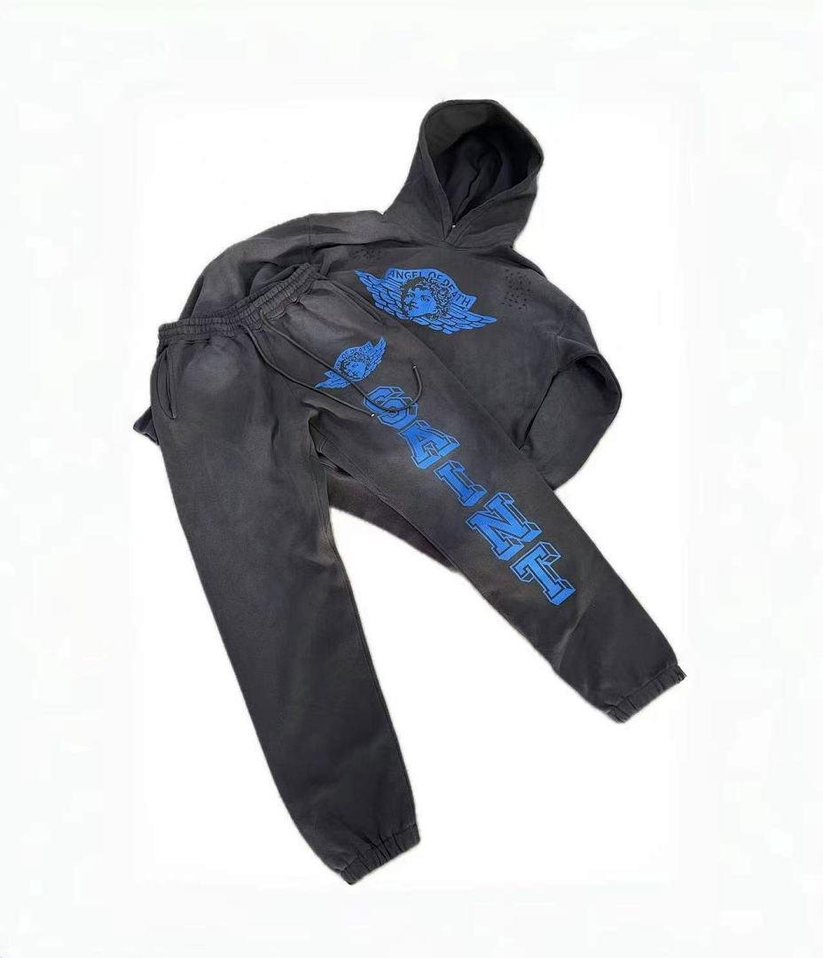 Saint Michael KST1037 Angel Wing Vertical Logo Sweatpants
