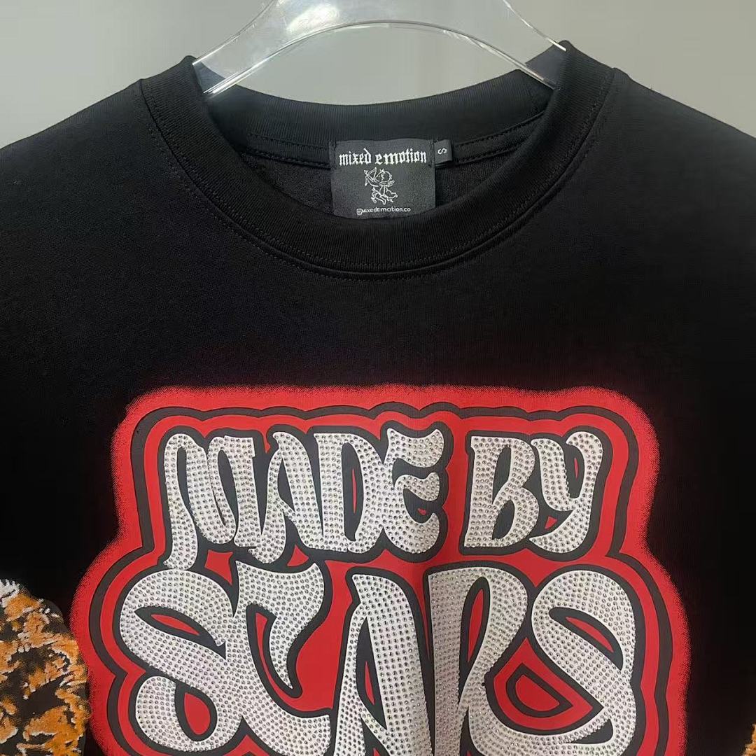 Mixed Emotion Graphic Skull Tee