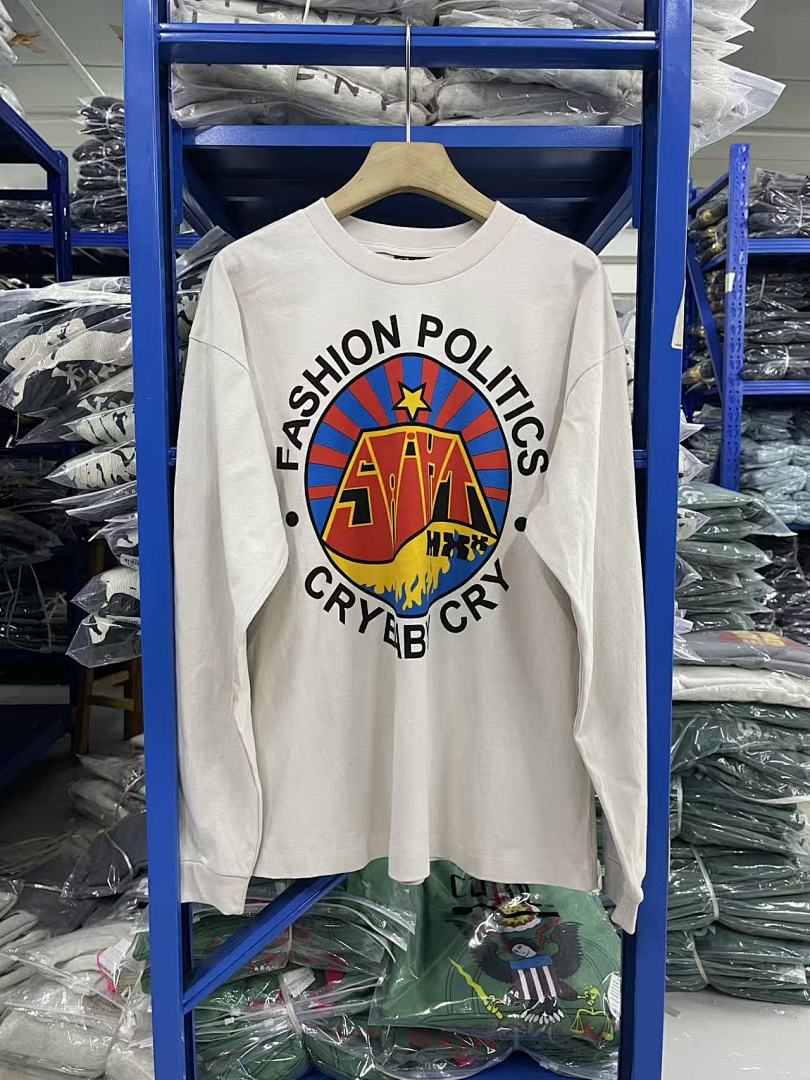 Saint Michael Circular Graphic Badge Print Sweatshirt