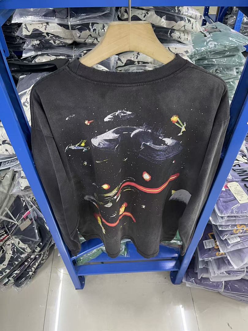 Saint Michael Rocket Graphic & Multi-Print Sweatshirt
