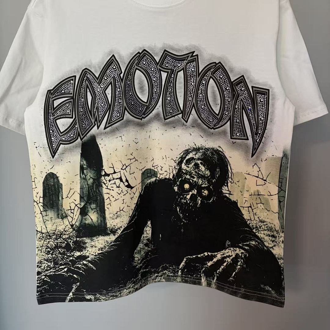 Mixed Emotion Silhouette Graphic T-Shirt