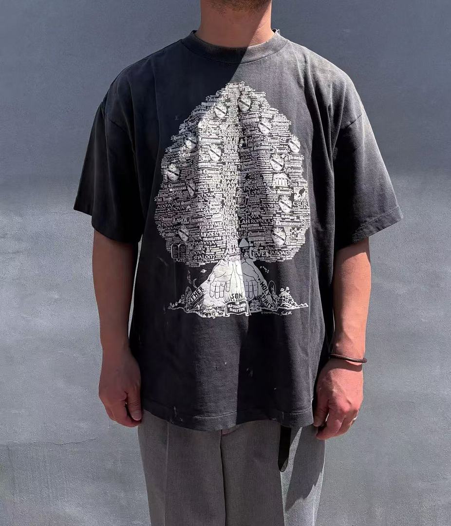 Saint Michael Skull Graphic Tee