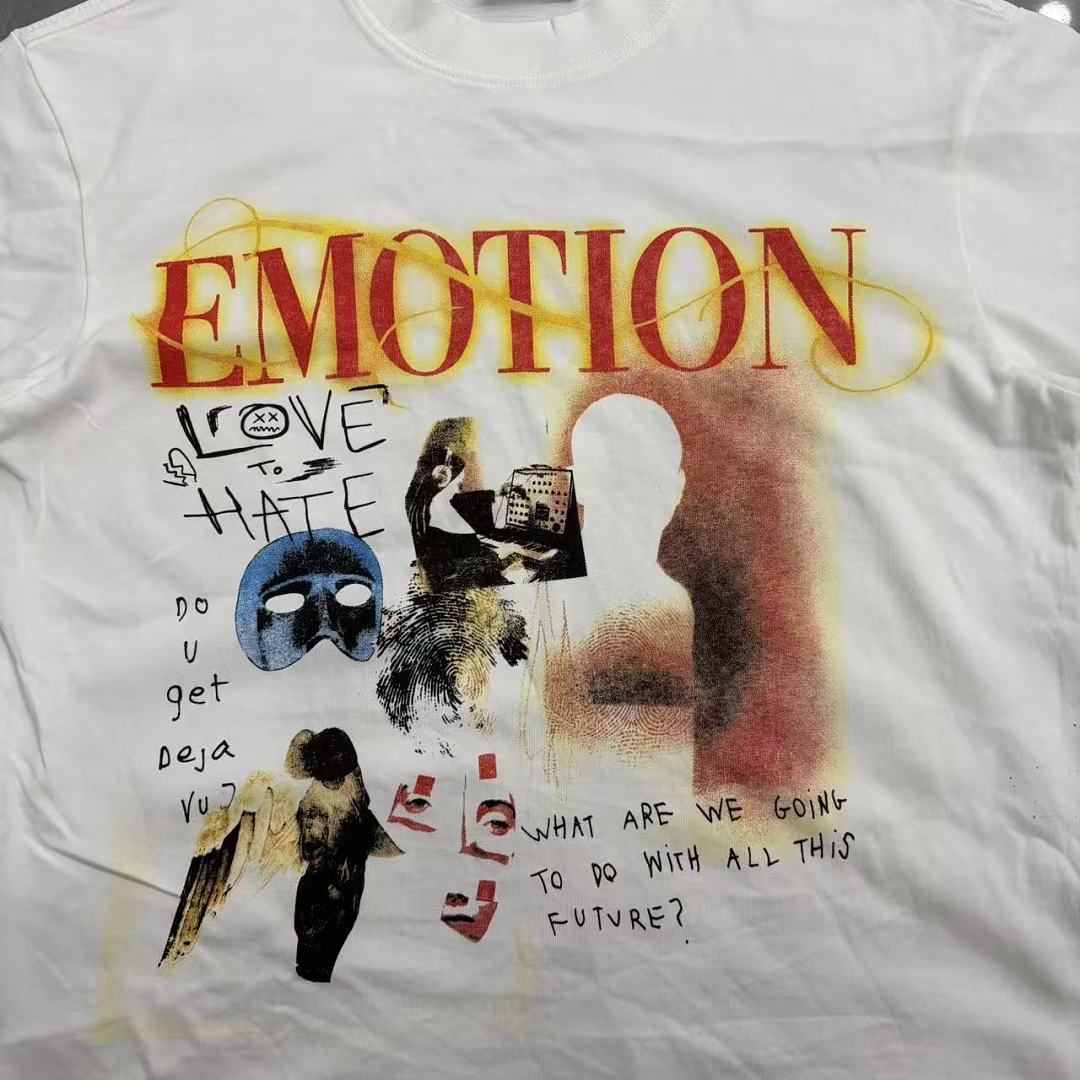 Mixed Emotion Character Graphic Tee