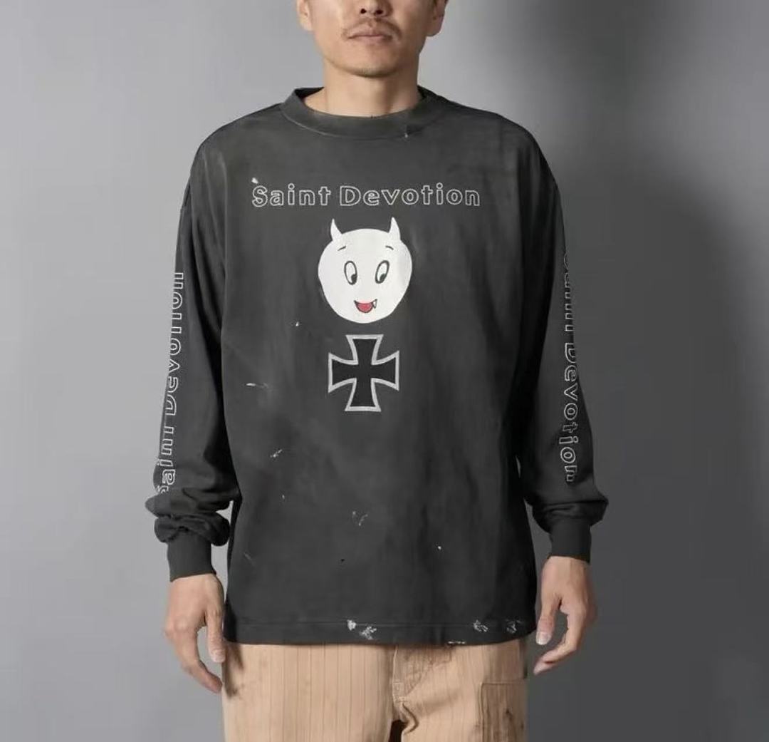 Saint Michael Devil Illustration Graphic Sweatshirt