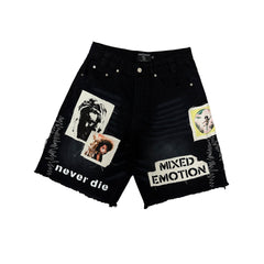Mixed Emotions　Black “Chaos” Carpenter Shorts