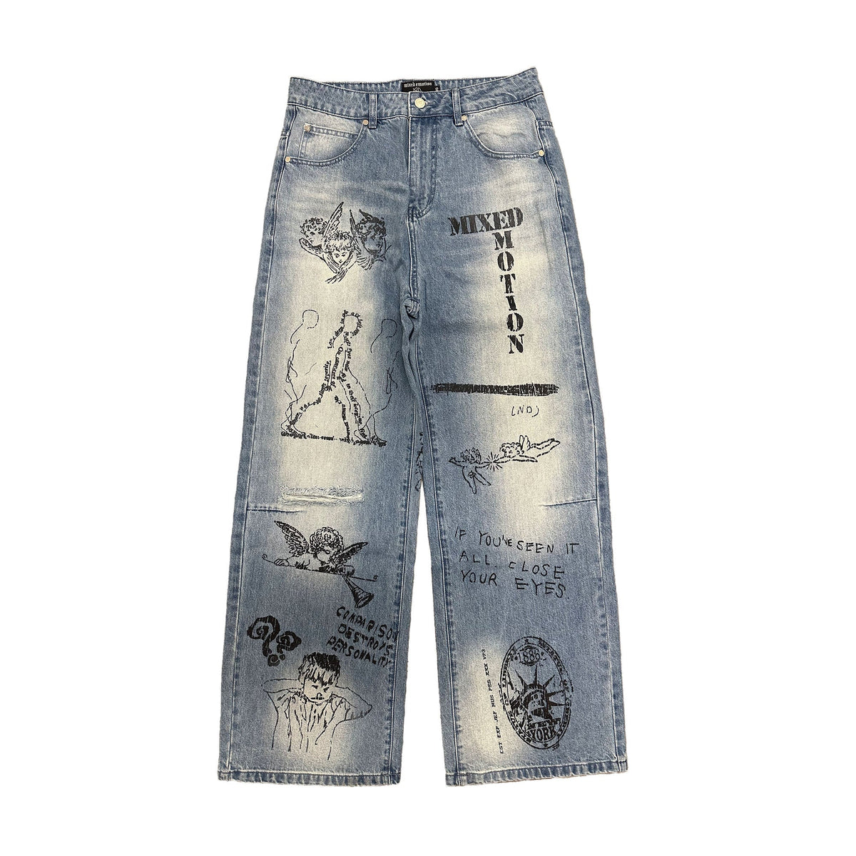 Mixed Emotions　Blue “Canvas” Denim