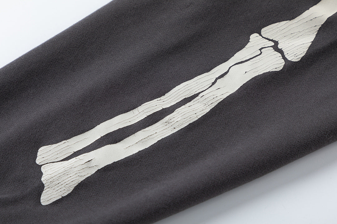 Saint Michael ST148 Skeleton Graphic Hoodie
