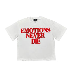 Mixed Emotions　Red ‘End’ Rhinestone Tee