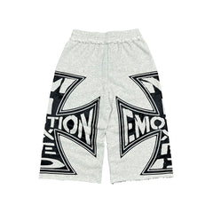 Mixed Emotions　Grey “Classic” 3/4 Shorts