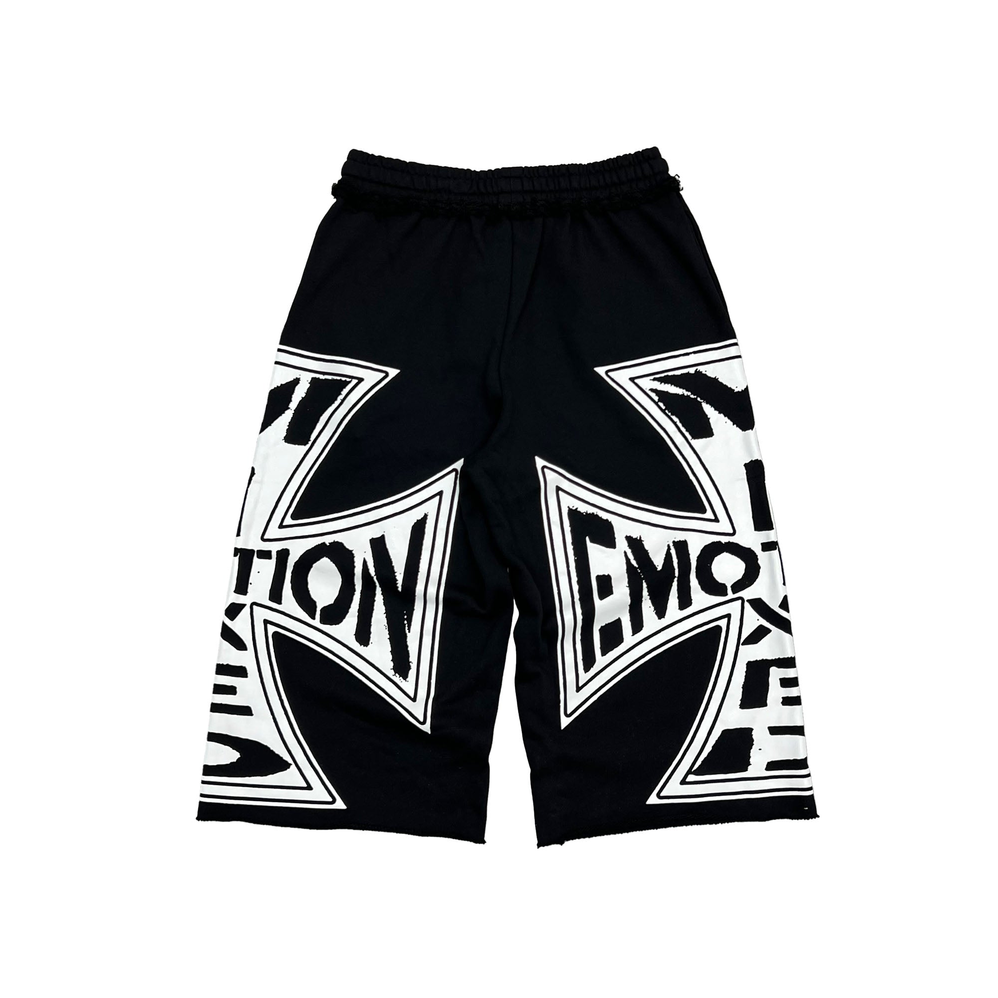 Mixed Emotions　Black “Classic” 3/4 Shorts