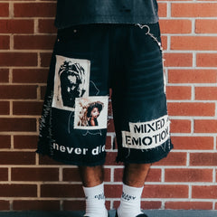Mixed Emotions　Black “Chaos” Carpenter Shorts