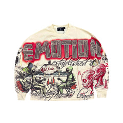 Mixed Emotions　Cream ‘Art Club’ Long Sleeve