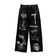 Mixed Emotions　Black “Canvas” Denim
