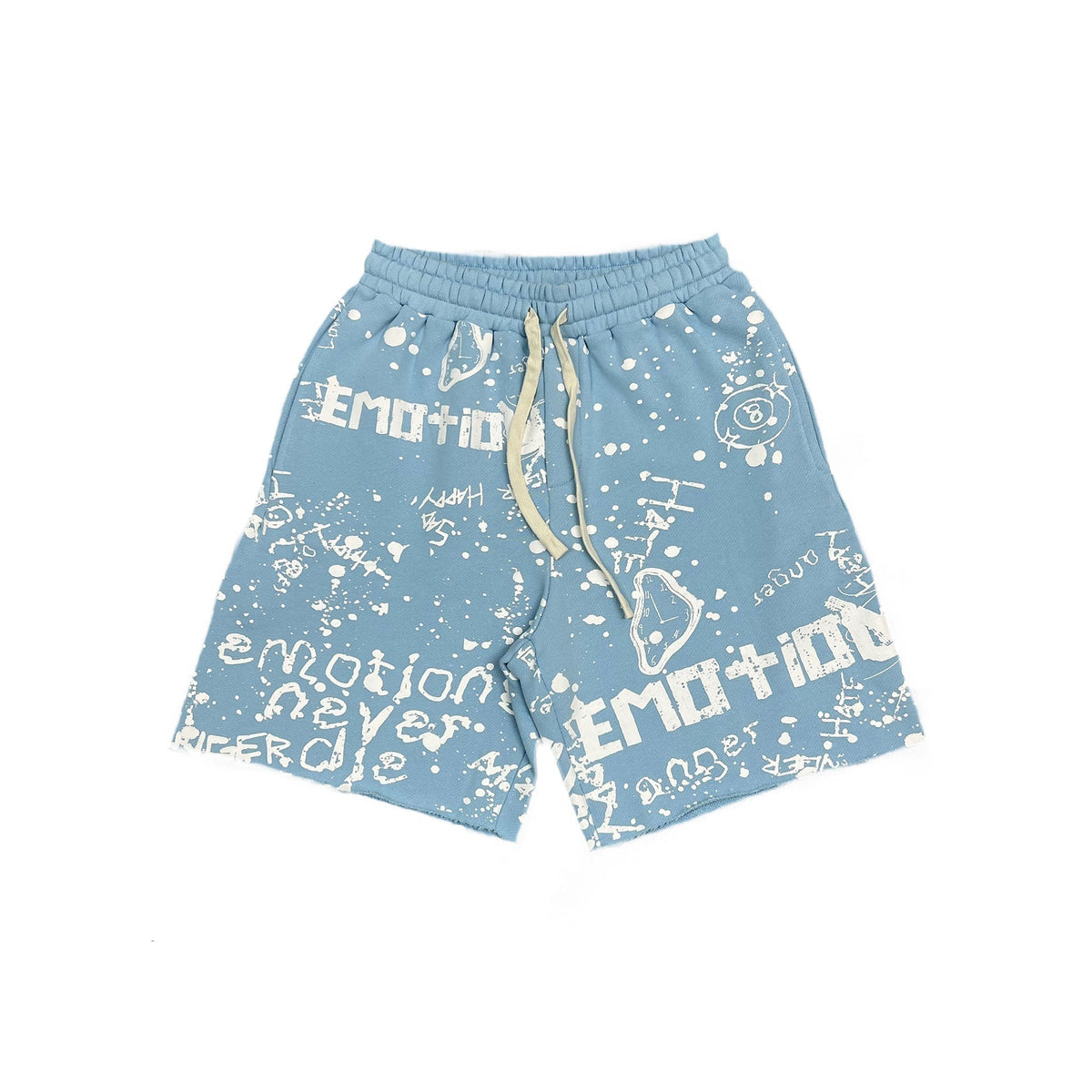 Mixed Emotions　Blue “Graffiti” Shorts