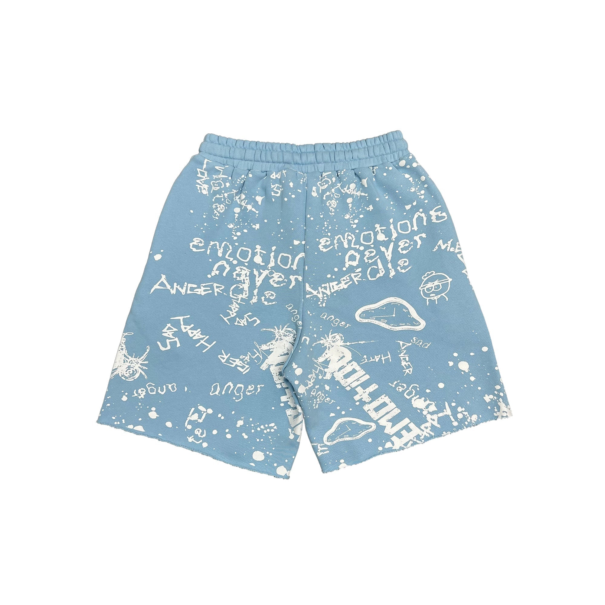 Mixed Emotions　Blue “Graffiti” Shorts