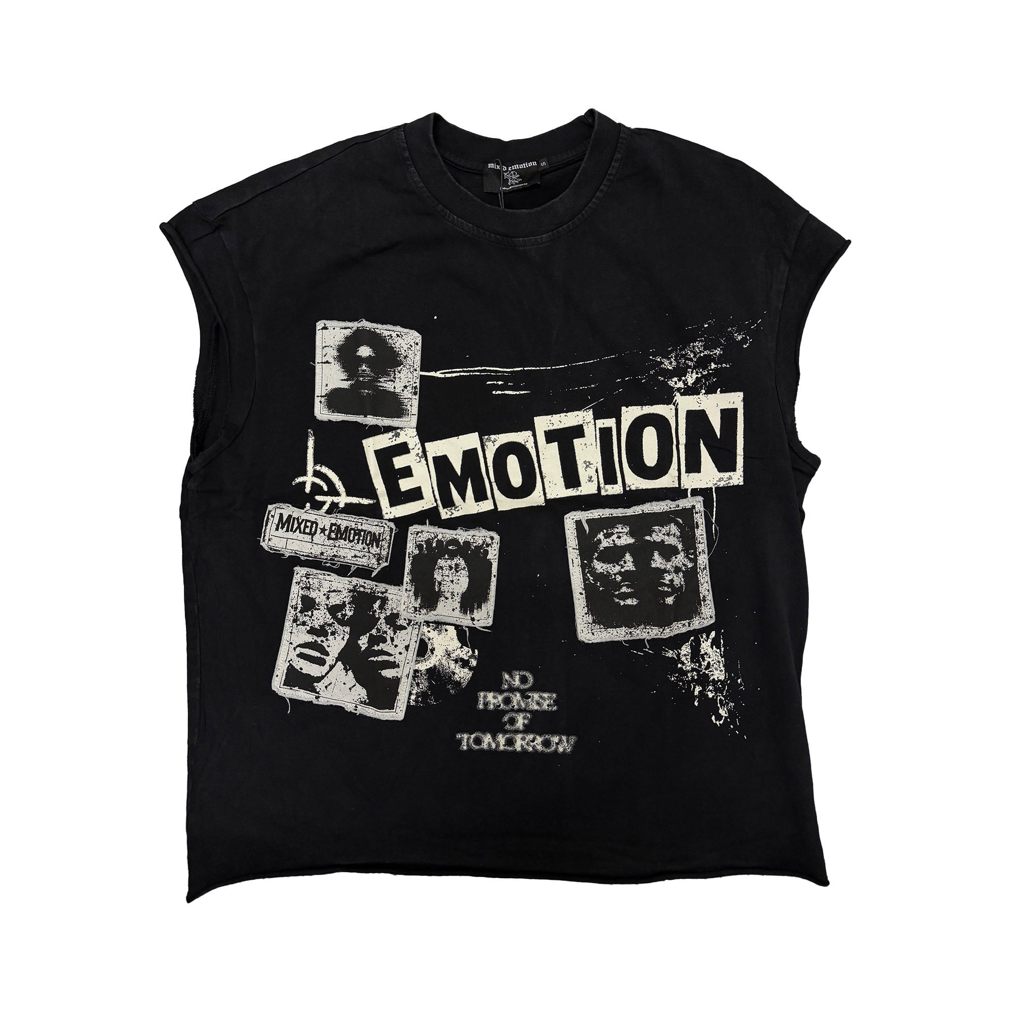 Mixed Emotions　“Newspaper” Sleeveless tee
