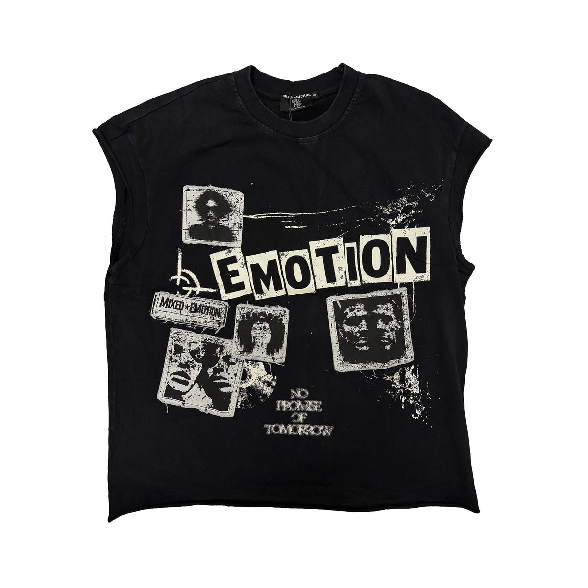 Mixed Emotions　“Newspaper” Sleeveless tee