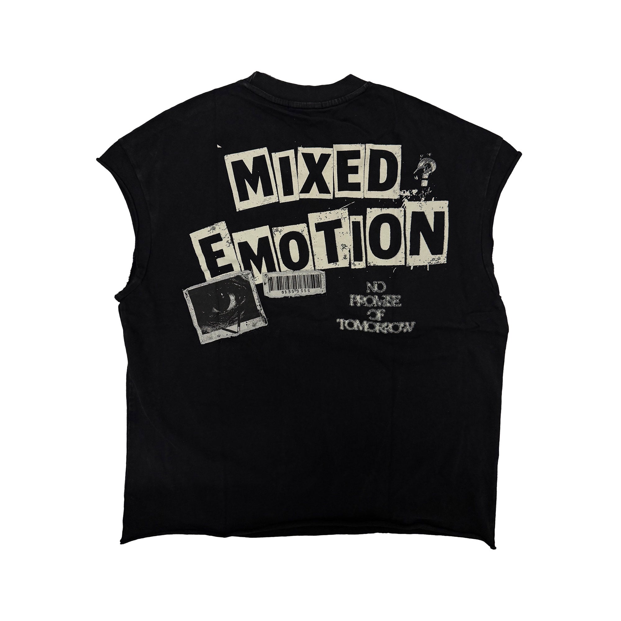 Mixed Emotions　“Newspaper” Sleeveless tee