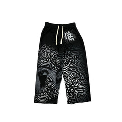 Mixed Emotions　Black ‘Striped’ Sweatpants