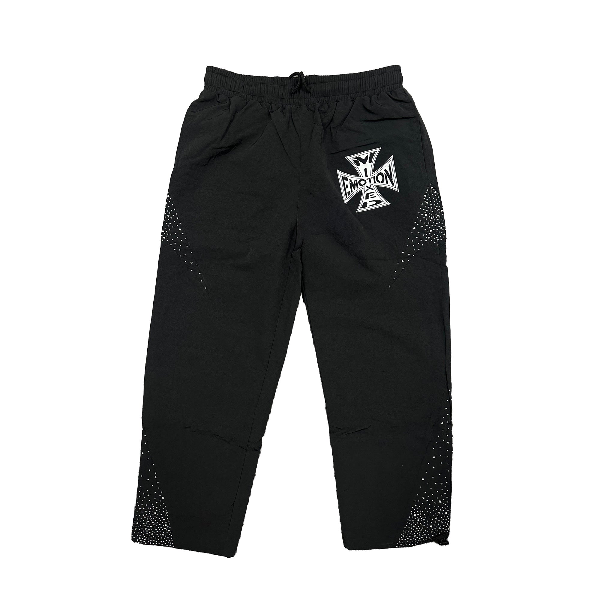 Mixed Emotions　Black ‘Classic’ Nylon Pants