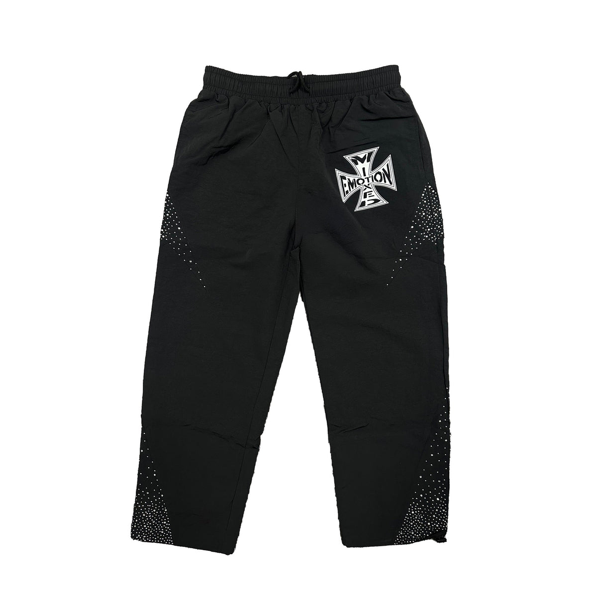 Mixed Emotions　Black ‘Classic’ Nylon Pants