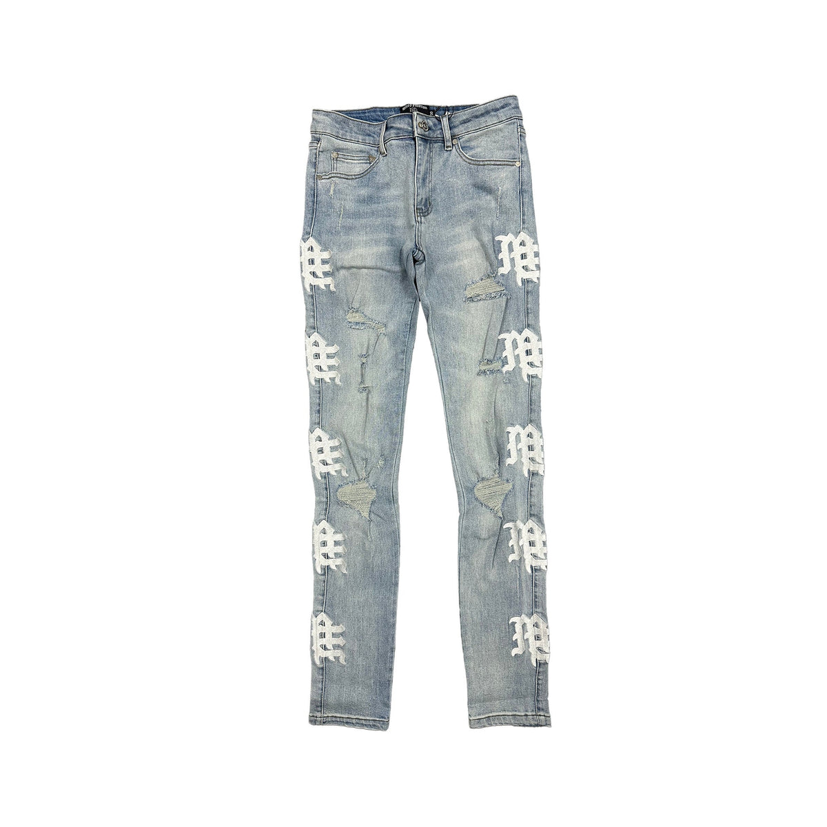 Mixed Emotions　‘Sea’ Monogram Denim