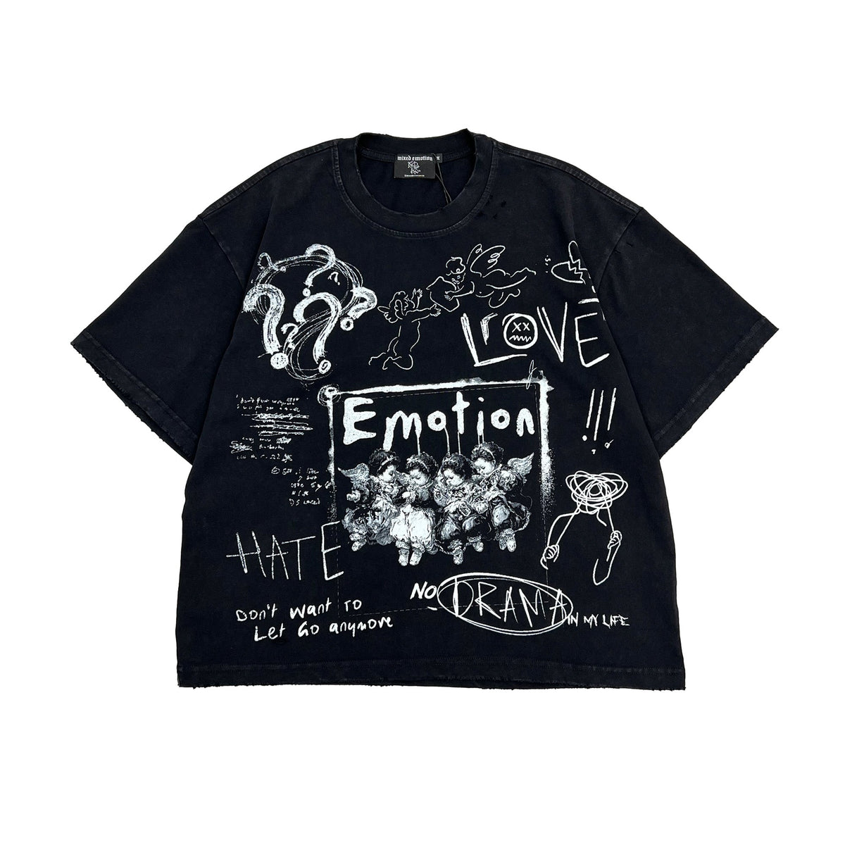 Mixed Emotions　Black “Chaos” Tee