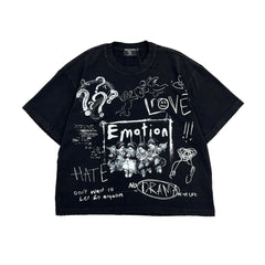 Mixed Emotions　Black “Chaos” Tee