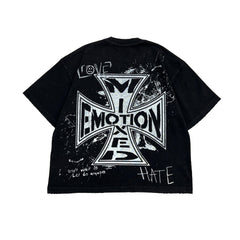 Mixed Emotions　Black “Chaos” Tee